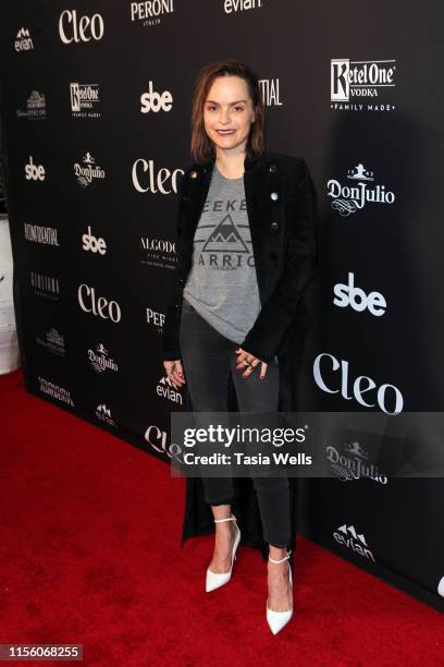 Taryn Manning attends sbe Celebrates the Grand Re-Opening and debut of Cleo Hollywood at Cleo Hollywood on June 14, 2019 in Los Angeles, California.