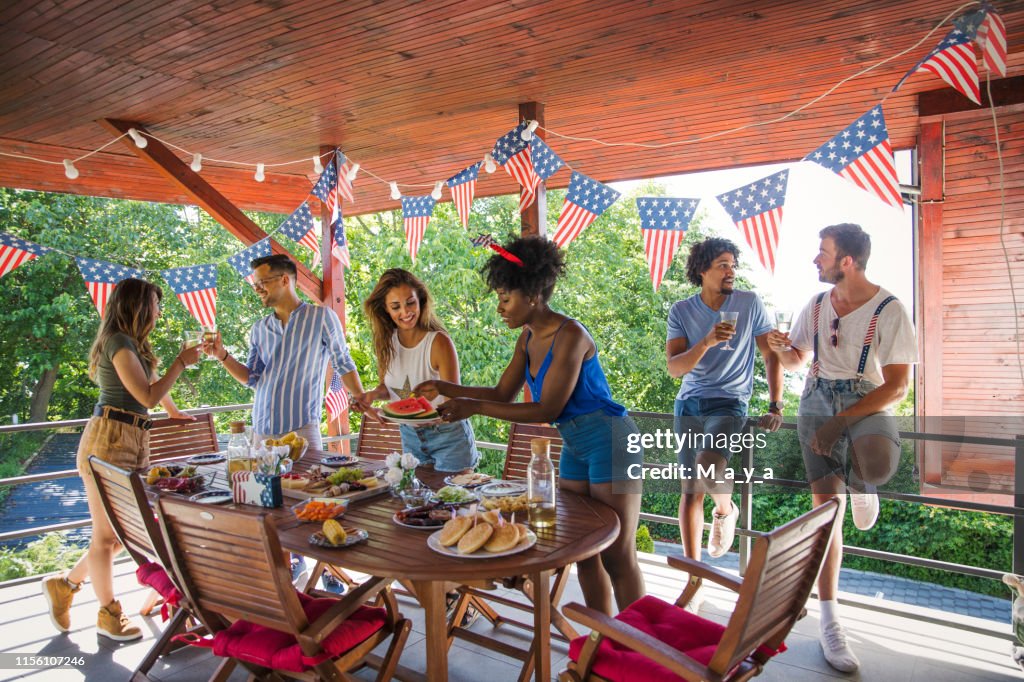 Preparando-se para 4 de julho