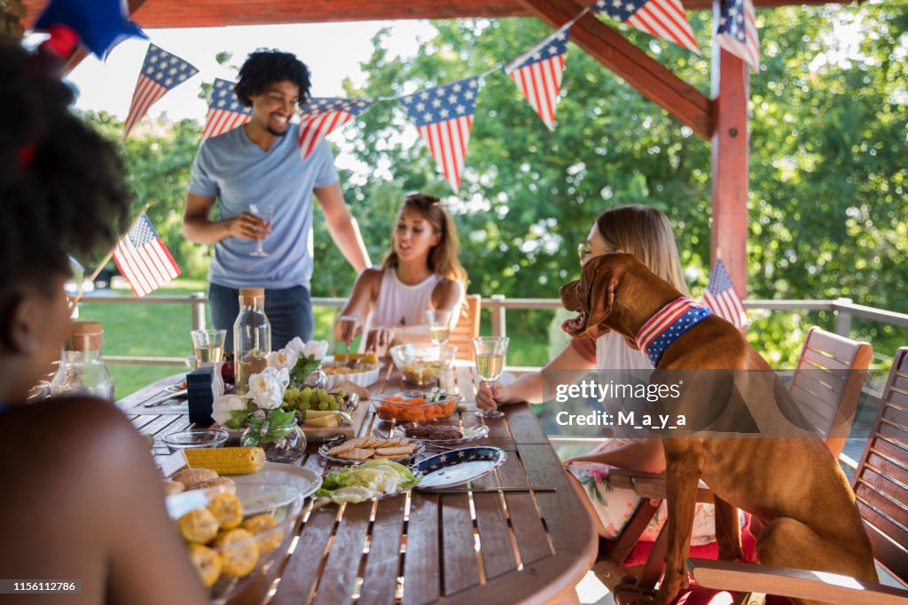 Celebrating fourth July