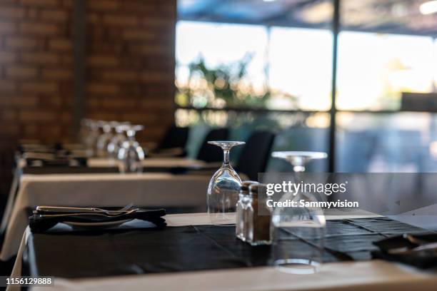 eating table in a luxury dining room at carnarvon, western australia - dining room set stock pictures, royalty-free photos & images