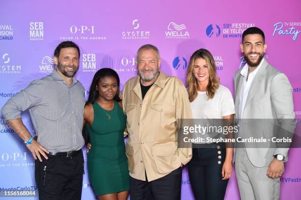 Jeremy Sisto, Ebonee Noel, Dick Wolf, Missy Peregrym and Zeeko Zaki arrive at the 59th Monte Carlo TV Festival : TV Series Party on June 15, 2019 in...