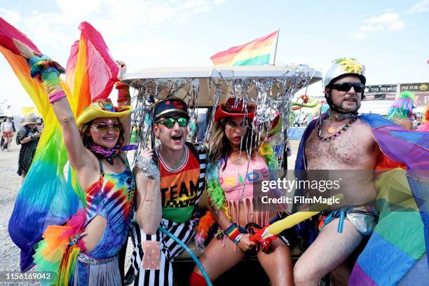 Pride Parade is seen during the 2019 Bonnaroo Arts And Music Festival on June 15, 2019 in Manchester, Tennessee.