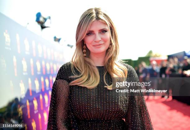 Mischa Barton attends the 2019 MTV Movie and TV Awards at Barker Hangar on June 15, 2019 in Santa Monica, California.