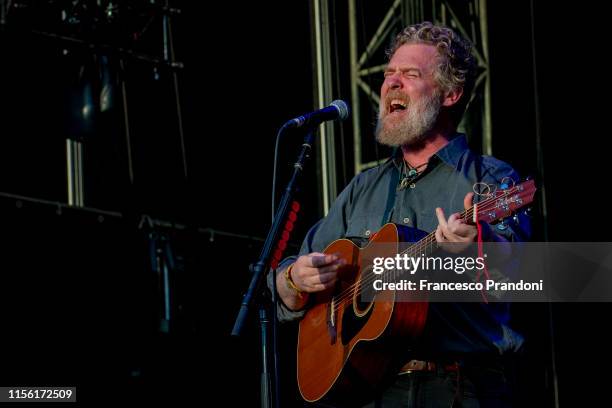 Glen Hansard performs during the Firenze Rocks Festival 2019 at Visarno Arena on June 15, 2019 in Florence, Italy.