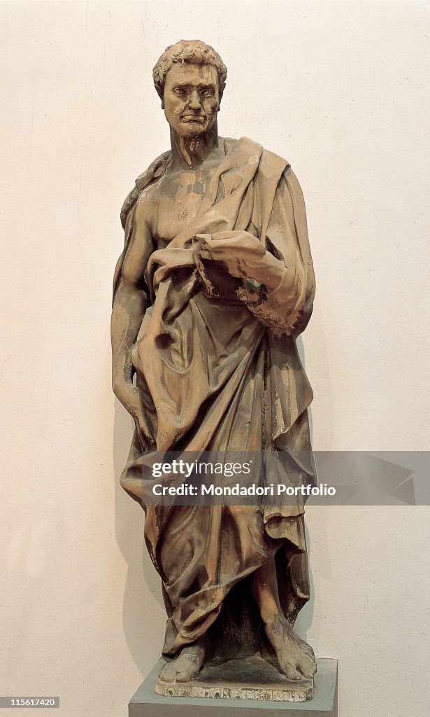 Jeremiah, by Donato di Niccolo di Betto Bardi known as Donatello, 1425 - 1435, 15th Century, marble, full relief