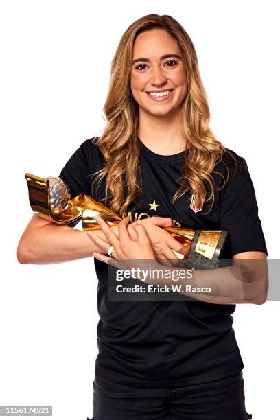 Women's national soccer player Morgan Brian is photographed for Sports Illustrated on July 10, 2019 in New York City. COVER IMAGE. CREDIT MUST READ:...