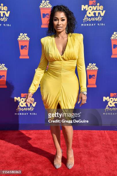 Karlie Redd attends the 2019 MTV Movie and TV Awards at Barker Hangar on June 15, 2019 in Santa Monica, California.