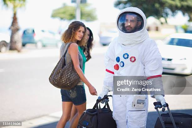 astronaut after work - man side way looking stock pictures, royalty-free photos & images