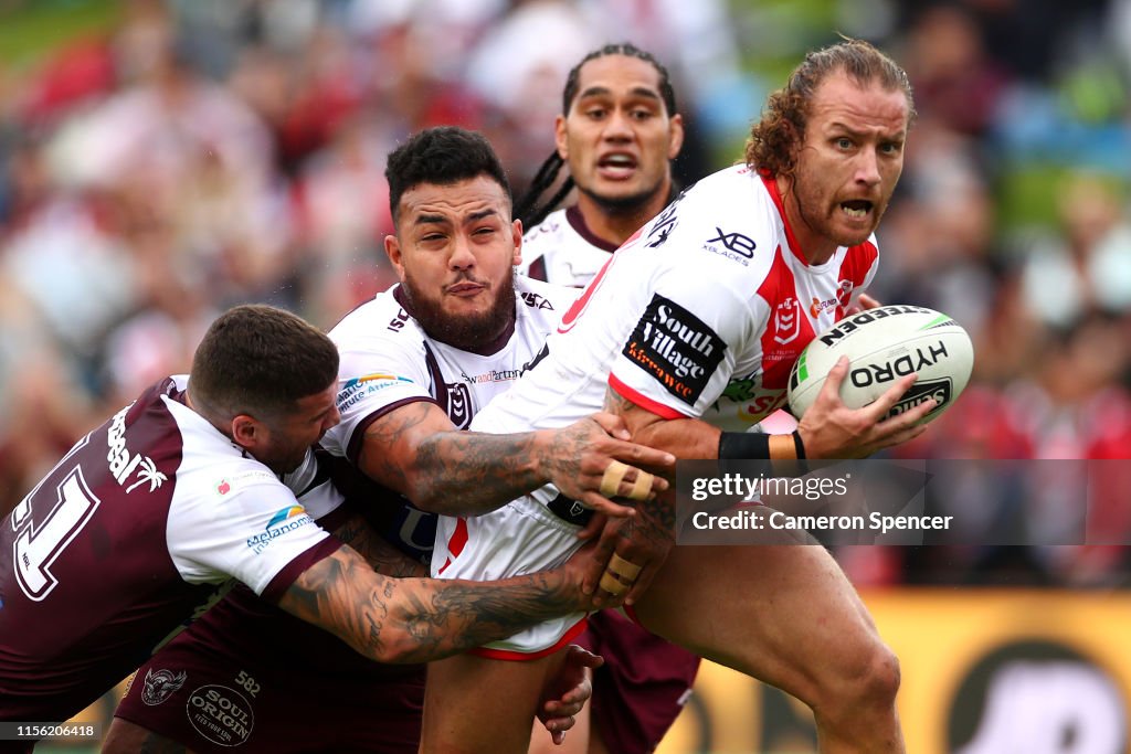 NRL Rd 14 - Sea Eagles v Dragons