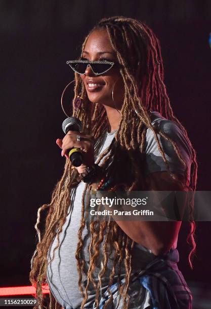 Personality Eva Marcille onstage during 2019 Hot 107.9 Birthday Bash at State Farm Arena on June 15, 2019 in Atlanta, Georgia.