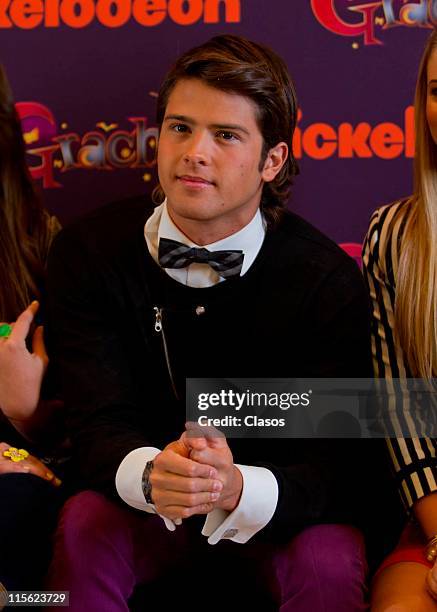 Andres Mercado during the presentation of TV show Grachi at W Hotel on June 8, 2011 in Mexico City, Mexico.