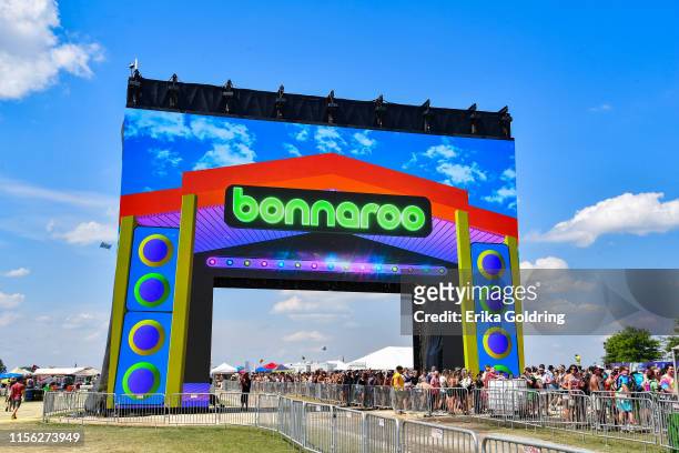 General view of the arch during 2019 Bonnaroo Music & Arts Festival on June 15, 2019 in Manchester, Tennessee.