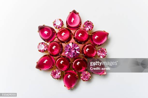 vintage chic - vintage brooch stock pictures, royalty-free photos & images