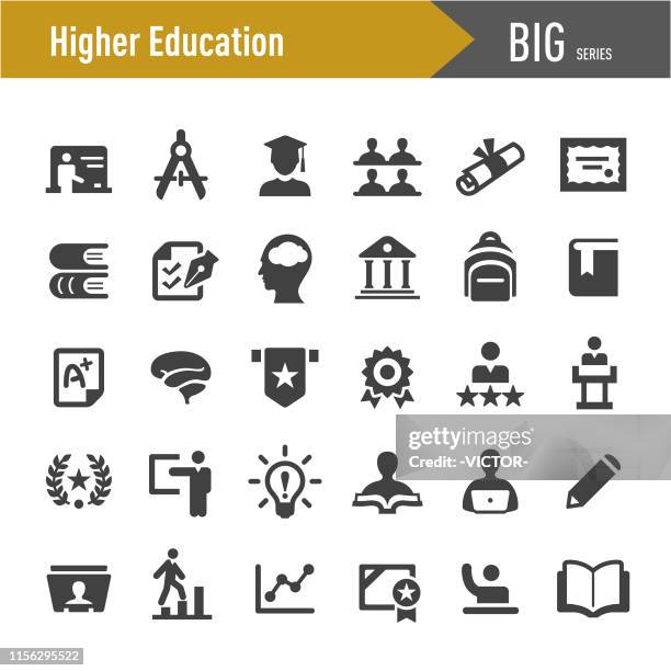 高等教育圖示 - 大系列 - 成人學生 幅插畫檔、美工圖案、卡通及圖標