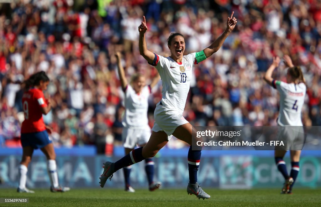 USA v Chile: Group F - 2019 FIFA Women's World Cup France