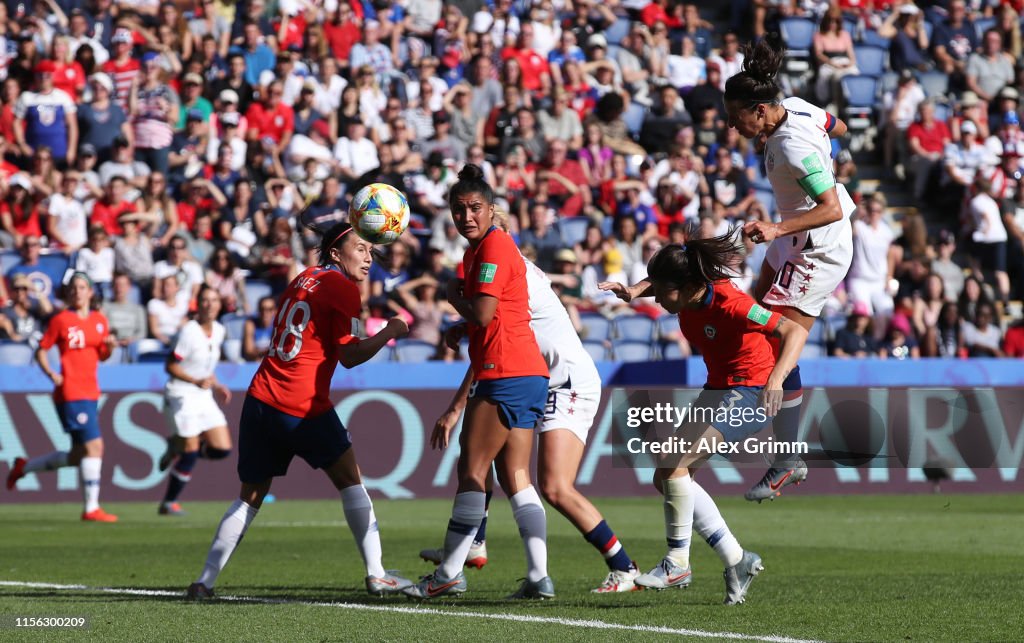 USA v Chile: Group F - 2019 FIFA Women's World Cup France