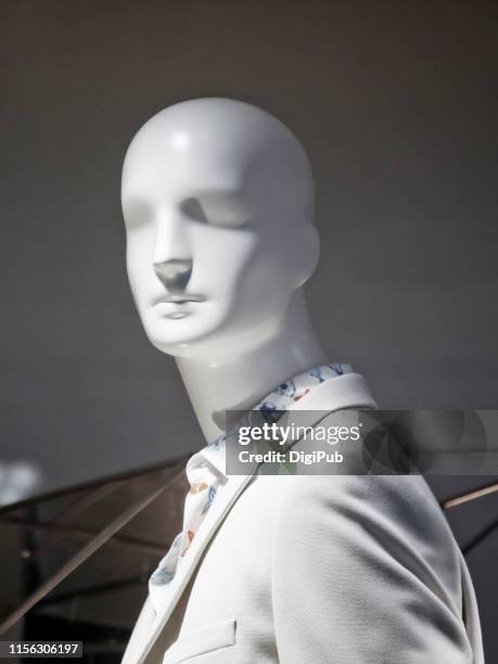 male like mannequin in casual suit - mannequins stock pictures, royalty-free photos & images