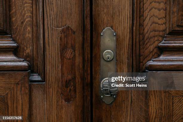 Jeffrey Epstein's residence at 9 East 71st Street in the Manhattan borough of New York on July 18, 2019 in New York City. Epstein has pleaded not...