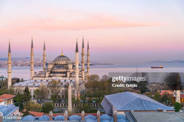 blue mosk - istanbul province stock pictures, royalty-free photos & images
