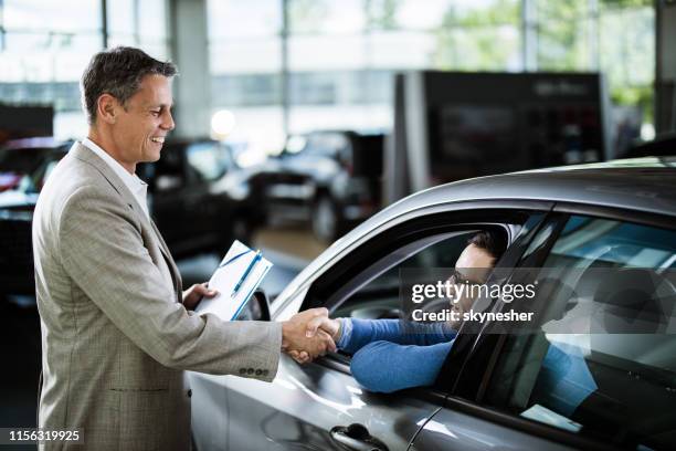 congratulations for buying a new car! - test drive stock pictures, royalty-free photos & images