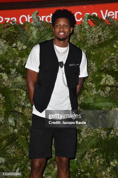 Rudy Gay attends the Palm Angels fashion show during the Milan Men's Fashion Week Spring/Summer 2020 on June 16, 2019 in Milan, Italy.