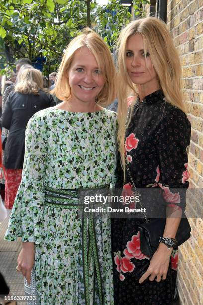Kate Reardon and Laura Bailey attend The Sunday Times AA Gill Award for emerging food critics at The River Cafe on June 16, 2019 in London, England.