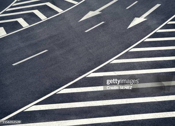 full frame shot of asphalt road - tracciatura stradale foto e immagini stock