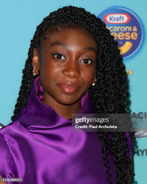 Actress Shahadi Wright Joseph attends the 2019 Radio Disney Music Awards at CBS Studios - Radford on June 16, 2019 in Studio City, California.