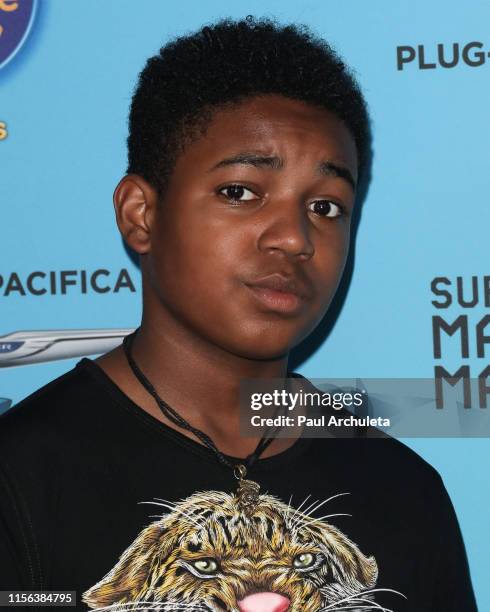 Actor Issac Ryan Brown attends the 2019 Radio Disney Music Awards at CBS Studios - Radford on June 16, 2019 in Studio City, California.