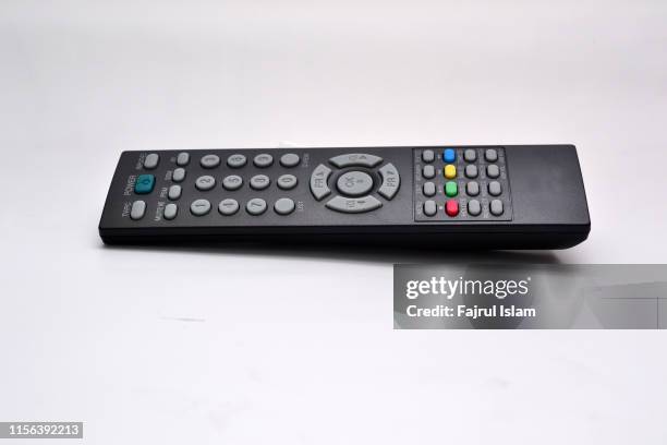 remote control tv - telecomando foto e immagini stock
