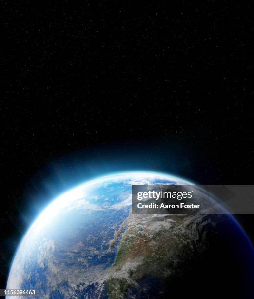 earth from space - satellite image stockfoto's en -beelden