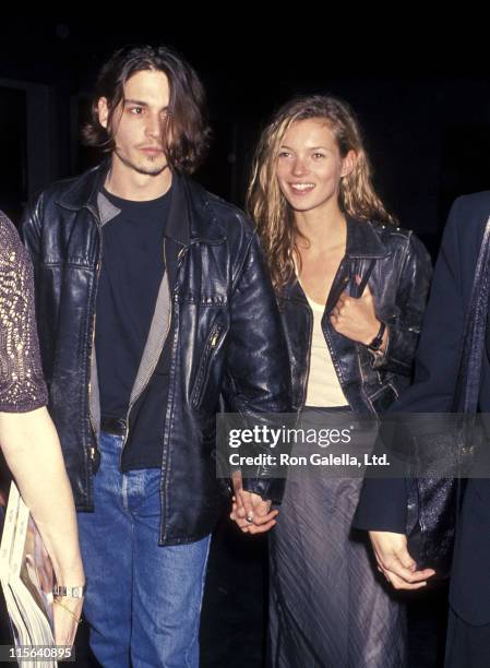 Actor Johnny Depp and model Kate Moss attend the Richard Tyler's New Fashion Collection and Screening of Johnny Depp's Directorial Debut of Short...