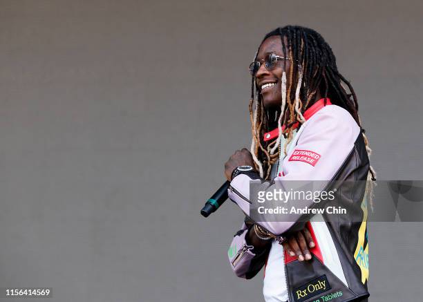 Rapper Young Thug performs onstage during Breakout Festival 2019 at PNE Amphitheatre on June 16, 2019 in Vancouver, Canada.