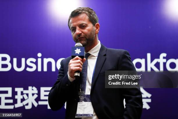 Tim Sherwood of Premier League GREAT Football Business Summit breakfast on July 19, 2019 in Shanghai, China.