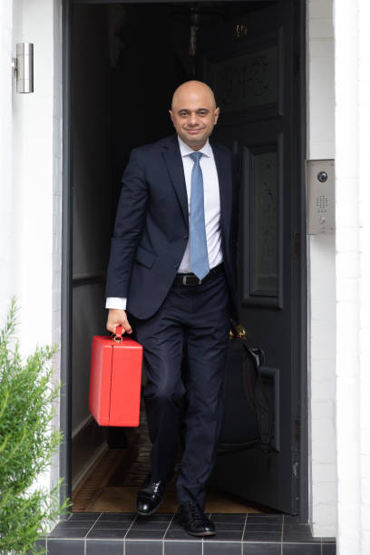 GBR: Conservative Party Leadership Contender Sajid Javid Leaves His Home