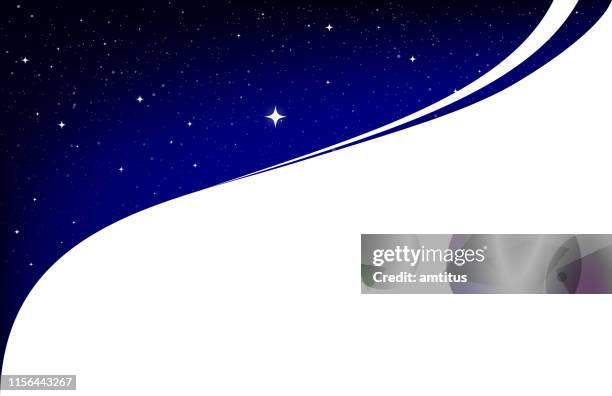 sterne am nachthimmel - oberlicht stock-grafiken, -clipart, -cartoons und -symbole
