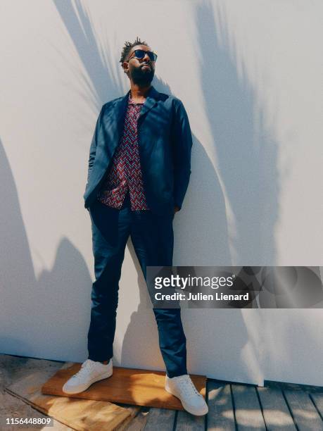 Filmmaker Ladj Ly poses for a portrait on May 16, 2019 in Cannes, France.