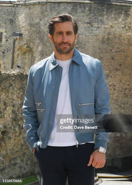 Jake Gyllenhaal attends a photocall for "Spider-Man: Far From Home" at the Tower of London on June 17, 2019 in London, England.