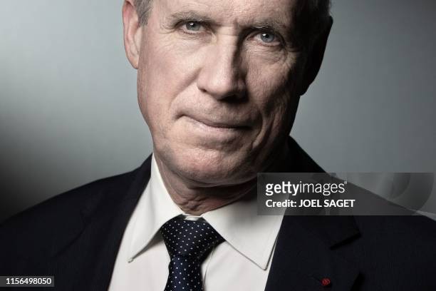 French General Prosecutor Francois Molins poses during a photo session at his office on July 17 in Paris.