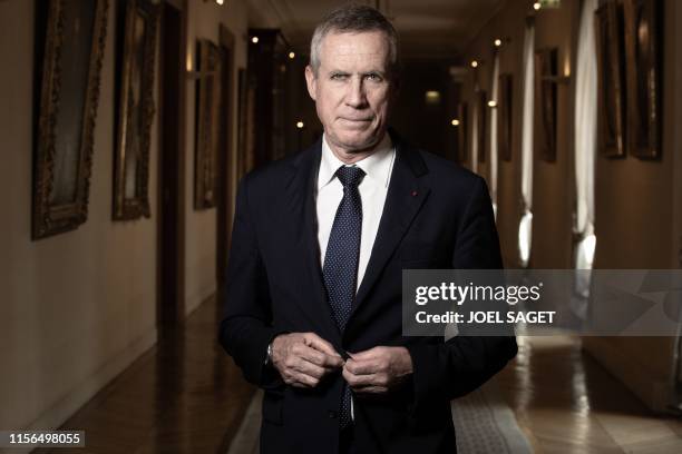 French General Prosecutor Francois Molins poses during a photo session at his office on July 17 in Paris.