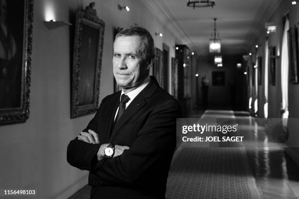 French General Prosecutor Francois Molins poses during a photo session at his office on July 17 in Paris.