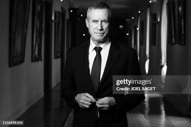 French General Prosecutor Francois Molins poses during a photo session at his office on July 17 in Paris.