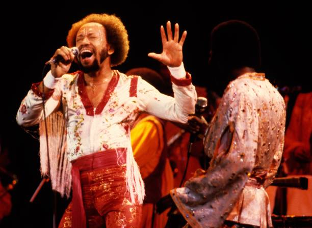 Maurice White performs with Earth, Wind and Fire at the Oakland Coliseum in Oakland, California - December 1, 1979