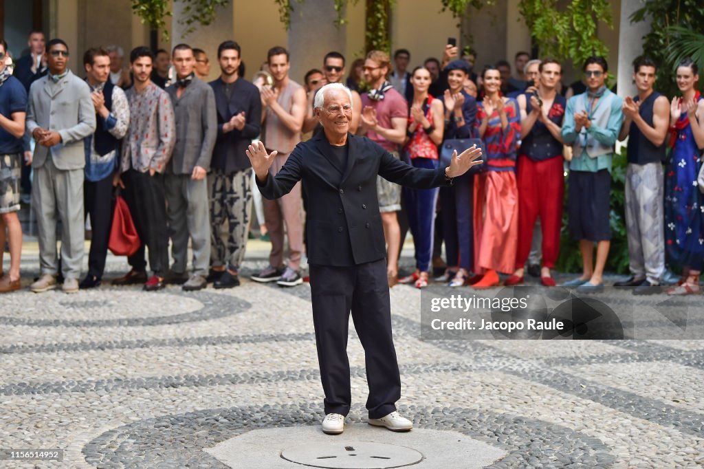 Giorgio Armani - Runway - Milan Men's Fashion Week Spring/Summer 2020