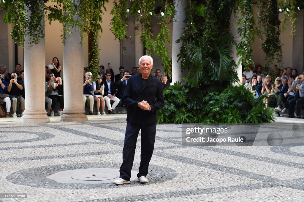 Giorgio Armani - Runway - Milan Men's Fashion Week Spring/Summer 2020