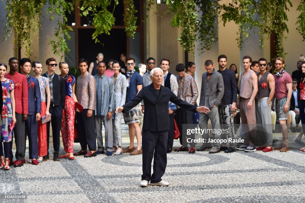 Giorgio Armani - Runway - Milan Men's Fashion Week Spring/Summer 2020