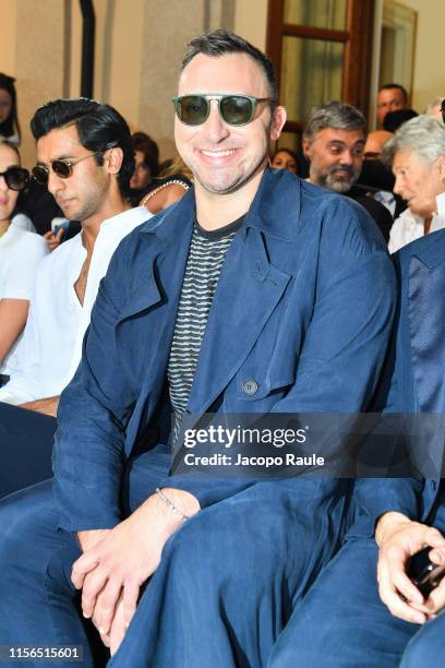 Ian Thorpe attends the Giorgio Armani fashion show during the Milan Men's Fashion Week Spring/Summer 2020 on June 17, 2019 in Milan, Italy.