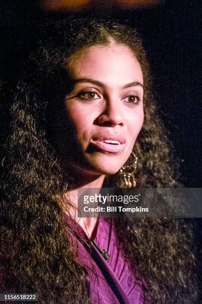 October 2003: MANDATORY CREDIT Bill Tompkins/Getty Images Amel Larrieux of Groove Theory photographed October 2003 in New York City.