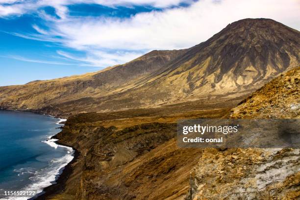 tarrafal monte trigo of santo antão island in cabo verde - cabo verde imagens e fotografias de stock
