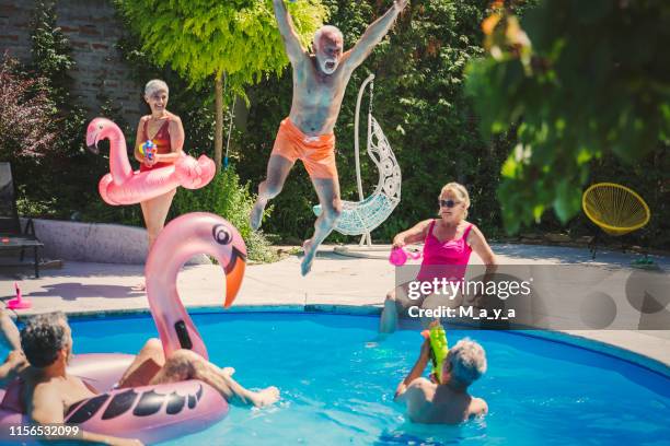 Senior Pool Fun 1,595 Senior Pool Party Stock Photos, High-Res Pictures, and Images ...